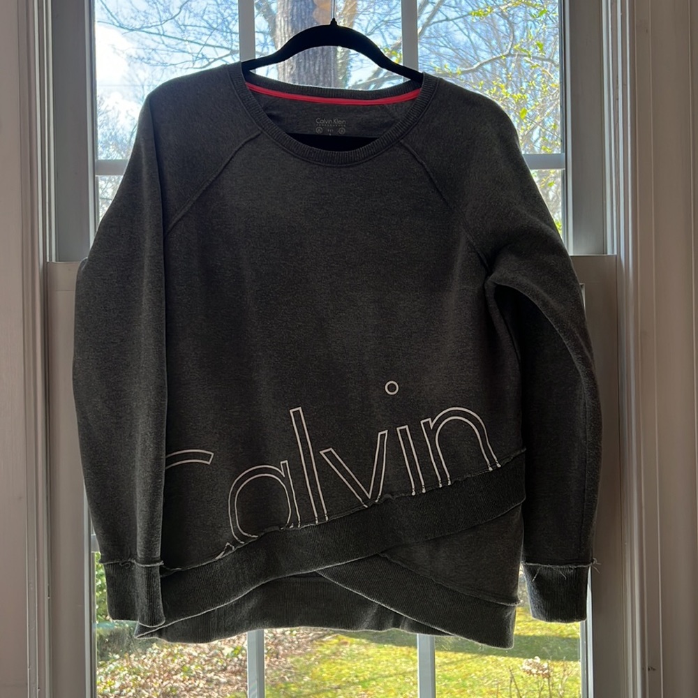 2 items, 1990s Calvin Klein sweatshirt & Nike racer back tank